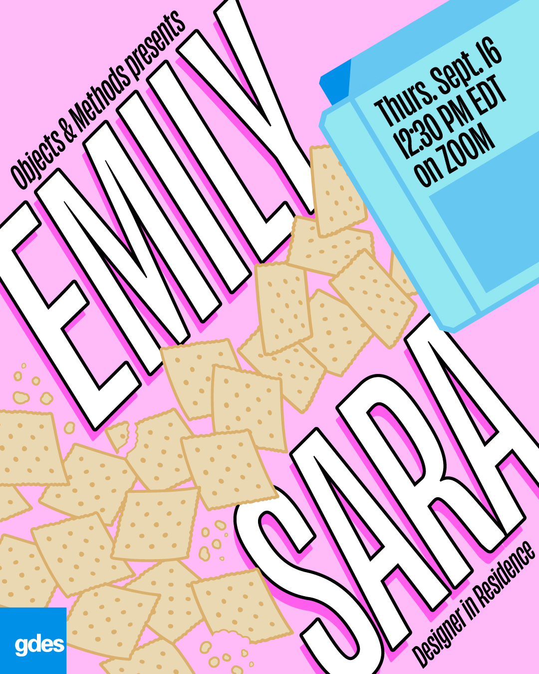 poster for Emily Sara artist talk